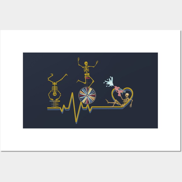 Skeleton Lifeline Wall Art by MinnieWilks